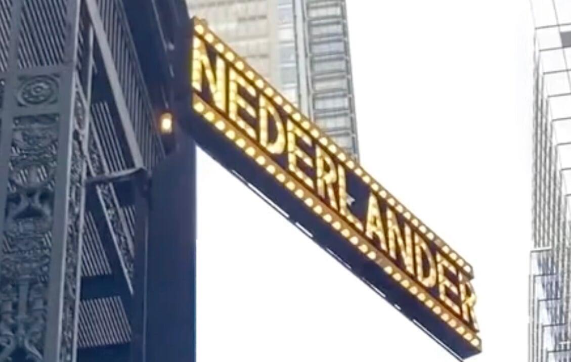 A Showdown Outside the Nederlander