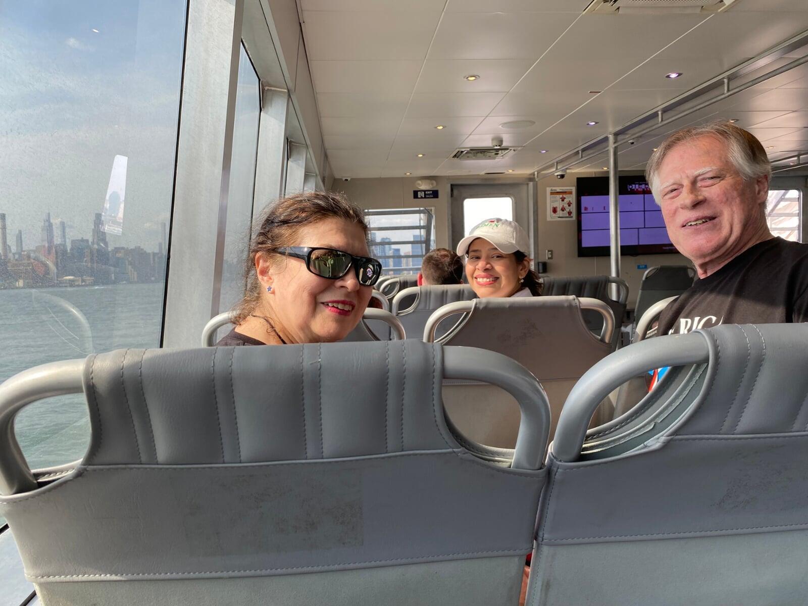Riding the ferry
