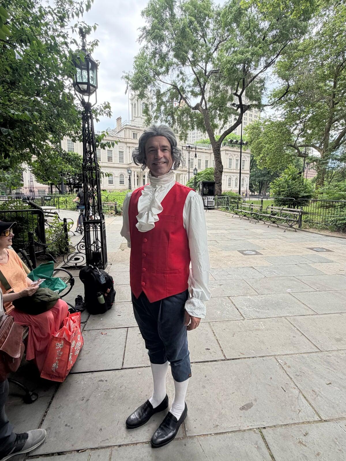 Thomas Jefferson played by Rich Swingle