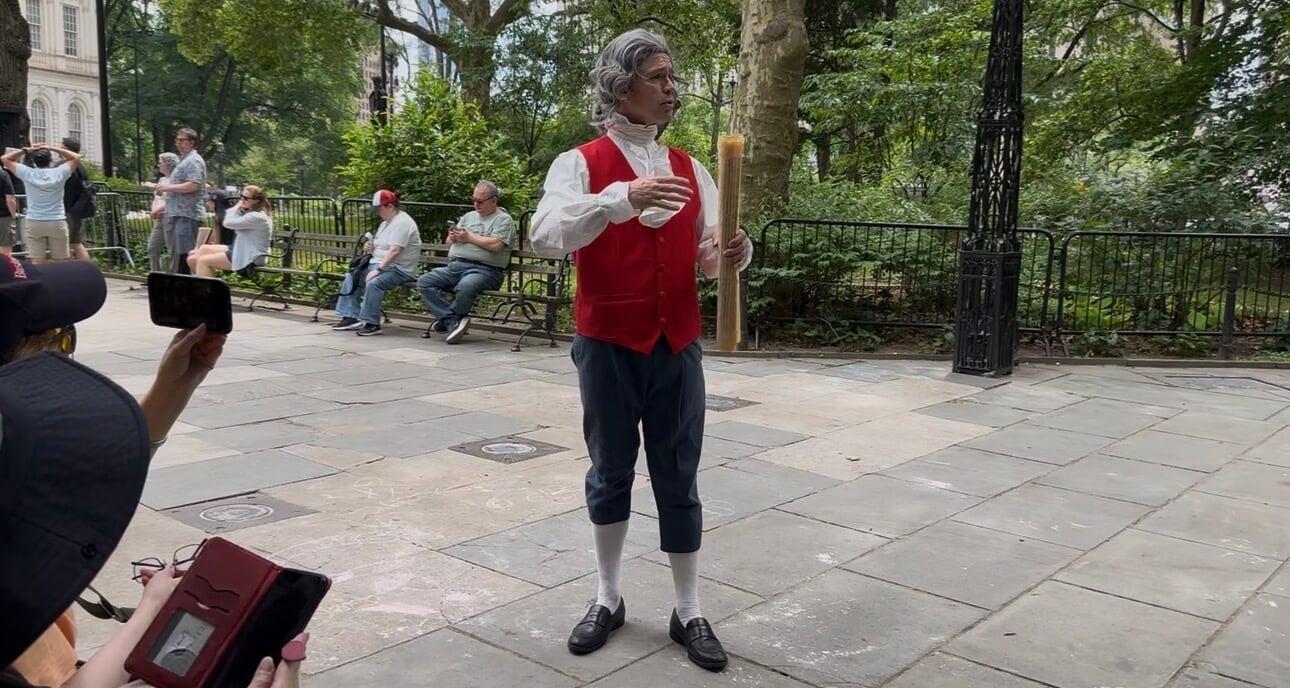 Thomas Jefferson played by Rich Swingle