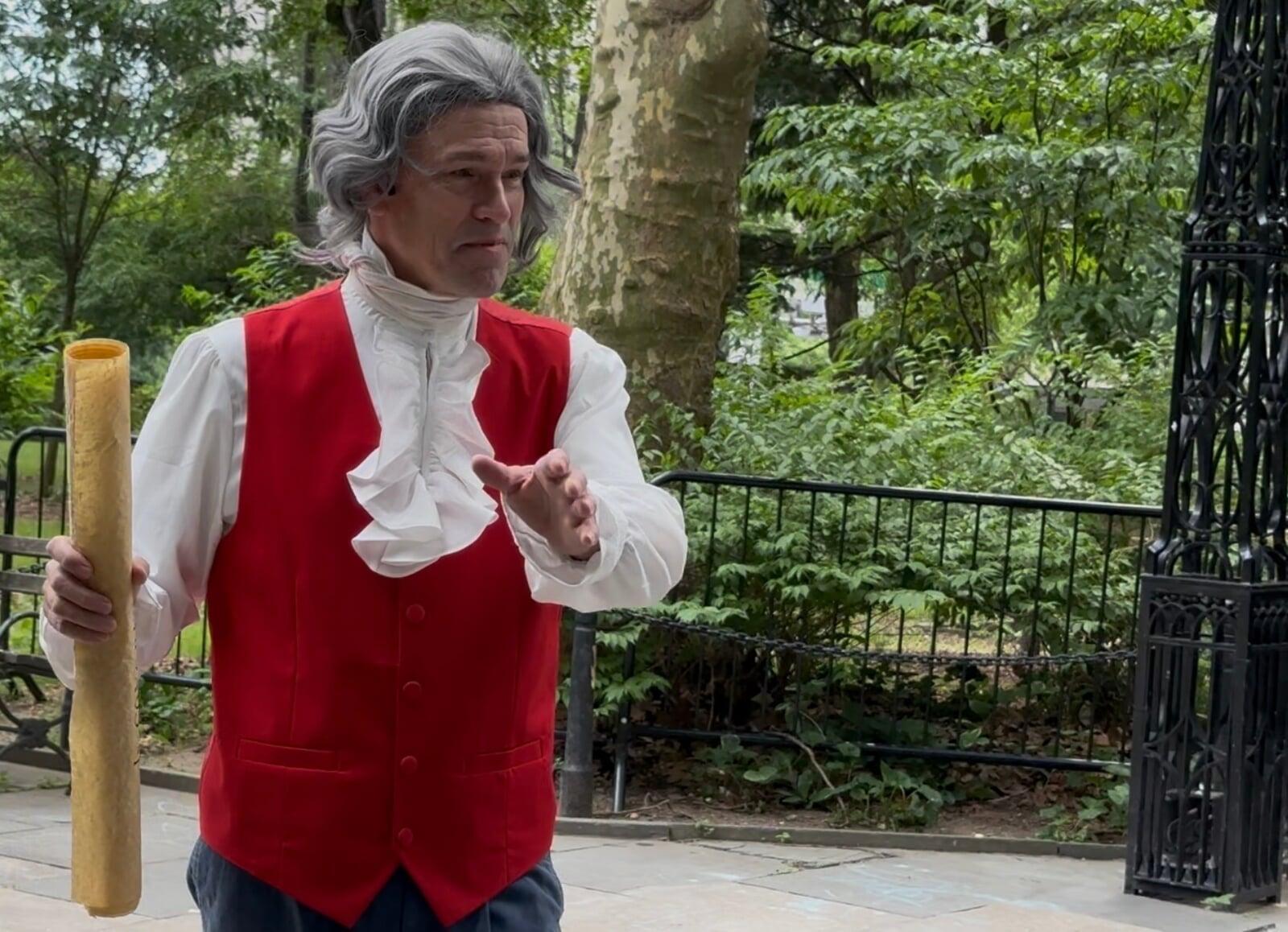 Thomas Jefferson played by Rich Swingle